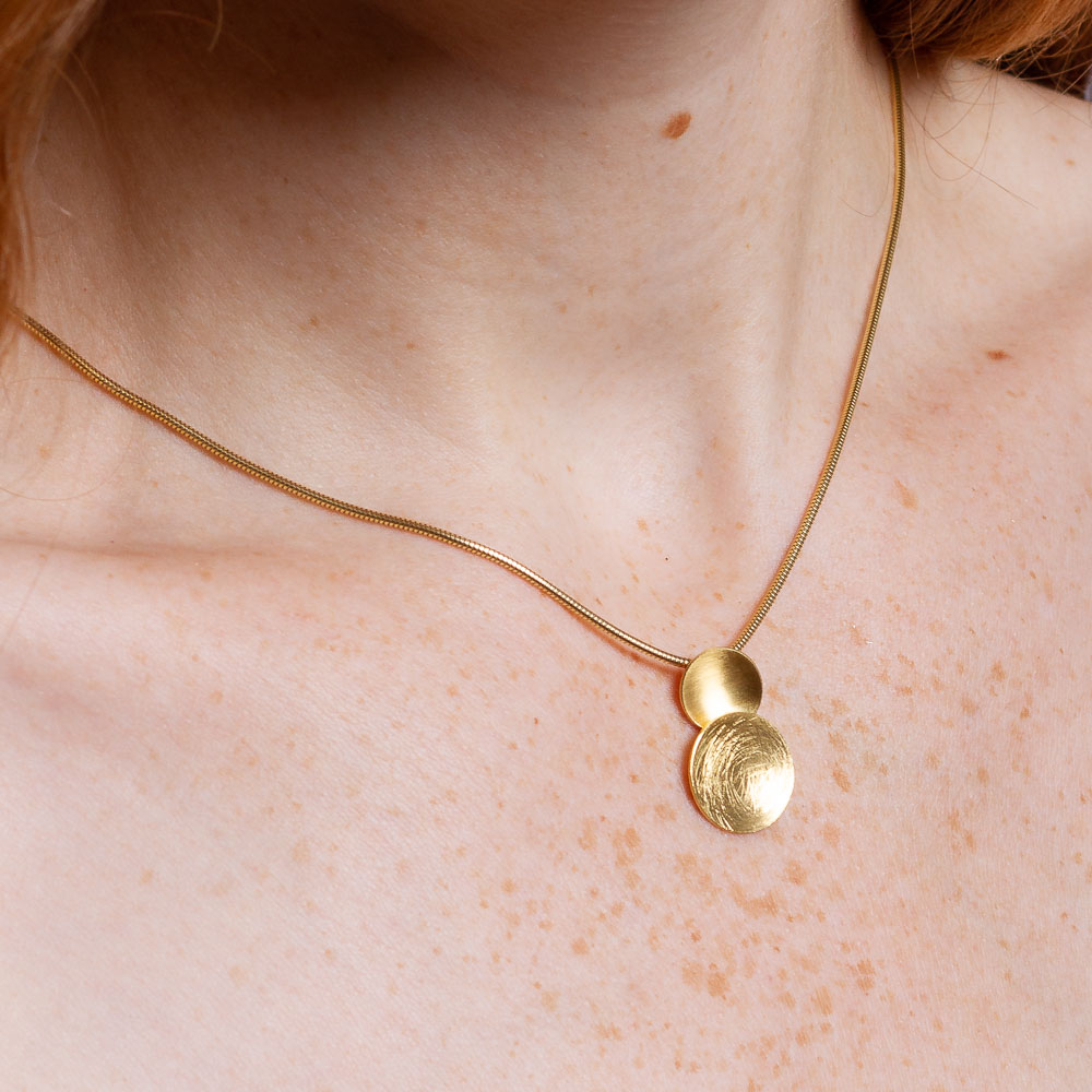 Goldanhänger Sonnenaufgang