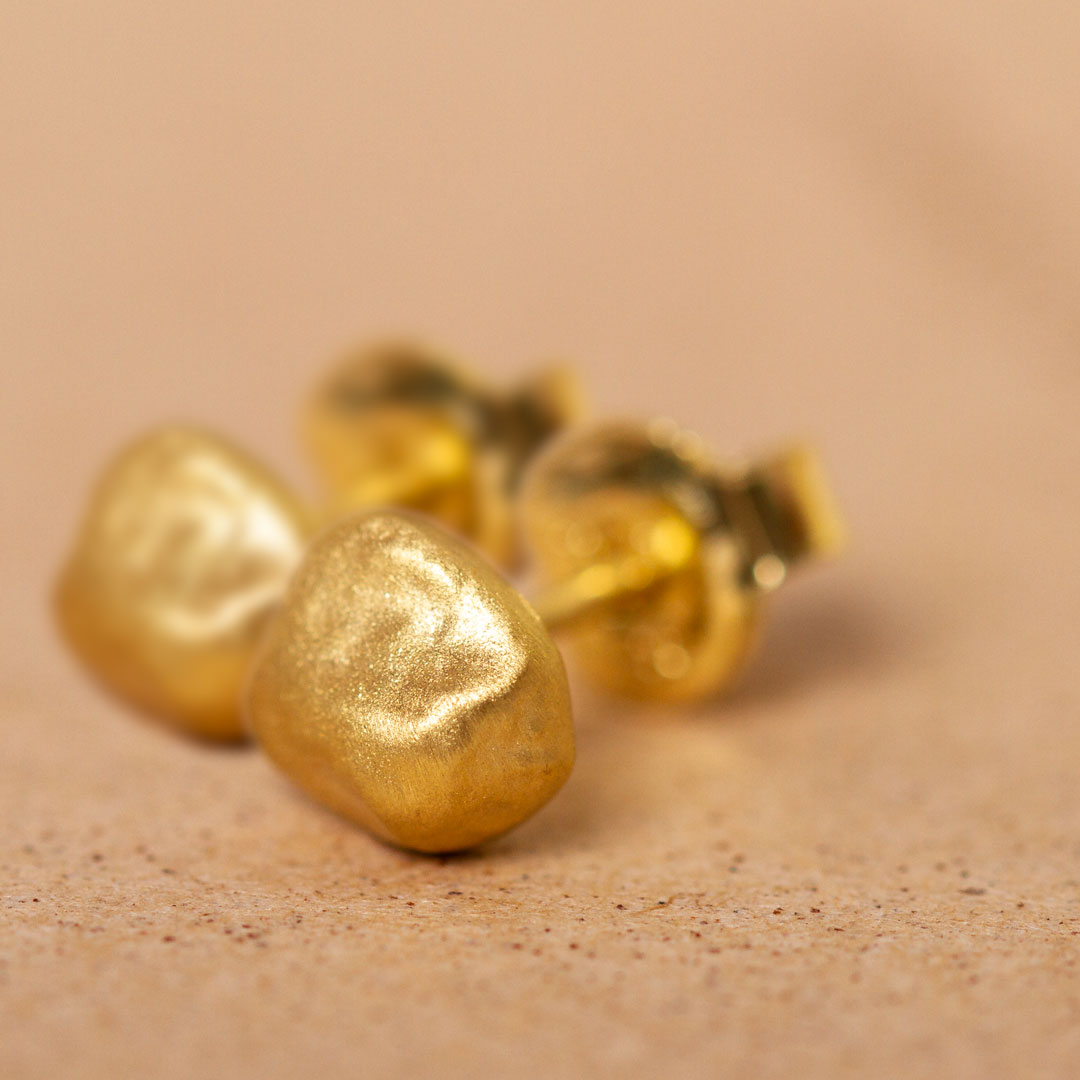 Ohrstecker Goldnuggets
