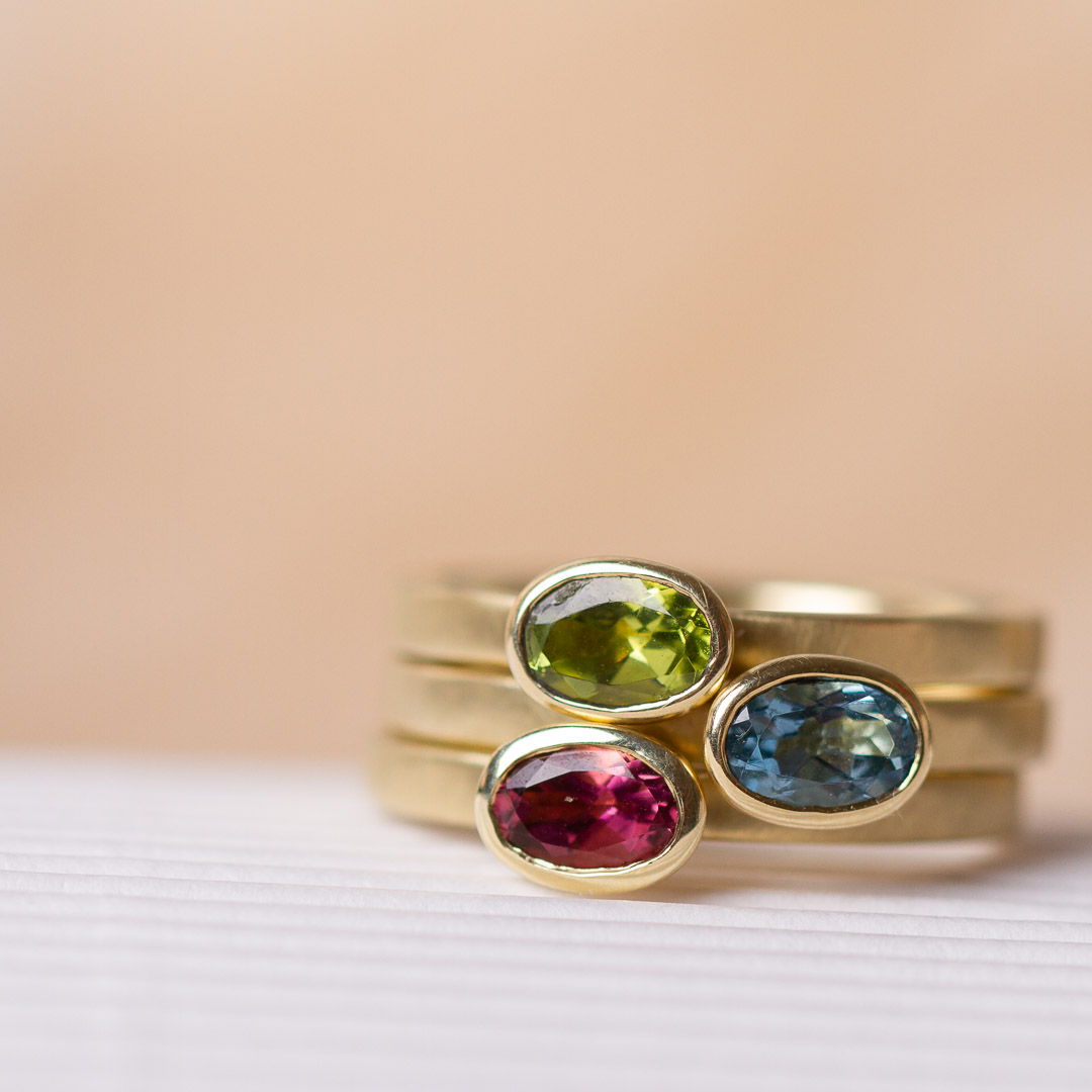 Stapelring Maxi 585 Gold