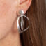 Ohrring 925 Silber.