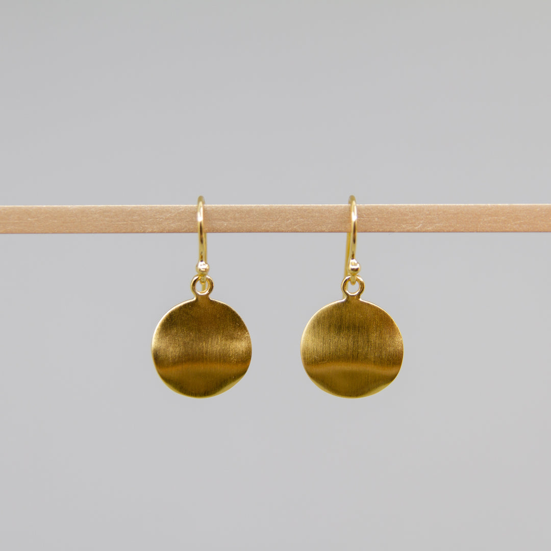 Ohrhänger Goldplättchen